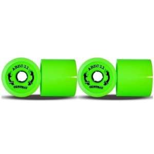 Abec 11 Centrax 83mm 80a Reflex Lime Green Longboard Skateboard Wheels 