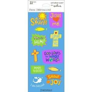  Christian Stickers   Christian Theme Foil Stickers Arts 