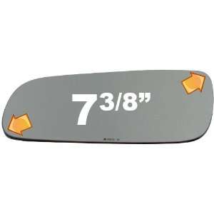   Heated, With Motor Mount, Flat, Driver Side Replacement Mirror Glass
