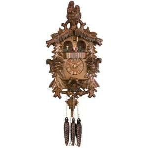  River City Clocks One Day Musical Cuckoo Clock with Hand 