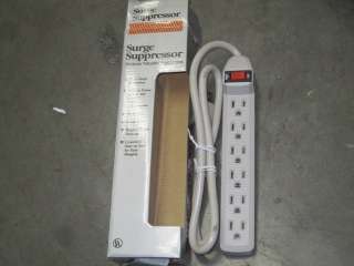   IS FOR ONE SAN SHIH AA 01 1 6 OUTLET POWER STRIP SURGE SUPPRESSOR NIB