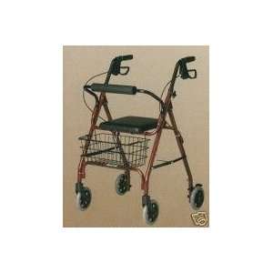   Rollator with Basket and Padded Seat   Green