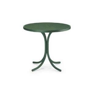  Telescope Casual Perforated Aluminum Round Metal Dining Table 