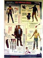   The Walking Dead ZOMBIE Action Figure Boxed Set BLOODY B&W MIB  