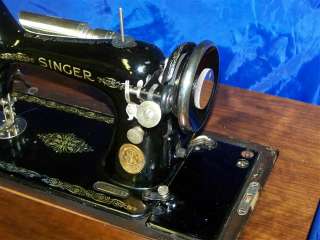 SINGER 99 SEWING MACHINE BENTWOOD CASE KEY TABLE ATTACHMENTS KNEE BAR 