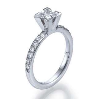   PRINCESS CUT DIAMOND SOLITAIRE ENGAGEMENT RING   ONE TIME DEAL  