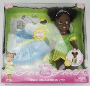 My First Disney Princess TIANA Doll with Holiday Dress 15 Tall ** New 