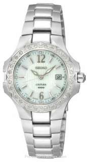 Seiko Womens Stainless Steel White Dial Watch SXDB59  