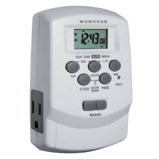 Woods 59377 Digital 7 Day Lamp/Appliance Timer with 2 Outlets, Up to 8 