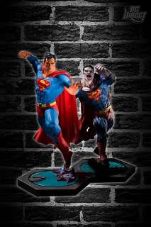 DC Direct Ultimate Showdown Superman vs Bizzaro Statue Set Brand New 