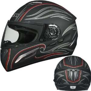    AFX FX 100 Wave Full Face Helmet X Small  Black Automotive