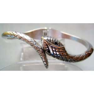    Tibetan Jewelry Alloy Metal Snake Bangle Bracelet 