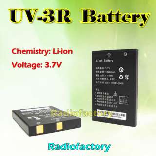 BAOFENG Original Li ion 1200mAh Battery for UV 3R  