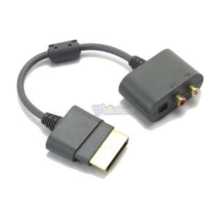 Optical Audio Adapter For XBOX 360 HDMI AV Cable Gaming  
