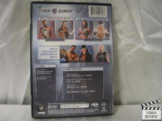 WWE   Raw Cyber Sunday 2007 (DVD, 2007) 651191946068  