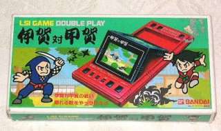IGA KOUGH Vintage Bandai Electronic Handheld LCD Game 80s Rare Boxed 