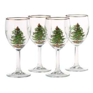 Spode Christmas Tree Glass Wines Set(s) Of 4