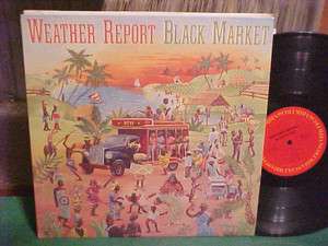 BLACK MARKET LP WEATHER REPORT STEREO COVER ART SHORTER ACUNA 