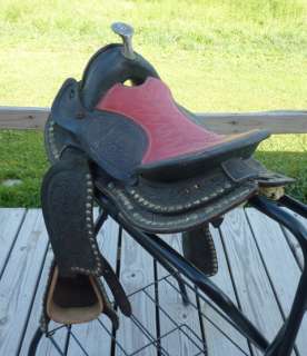 Big Horn Pony Saddle Used Western Horse Tack ANTIQUE  