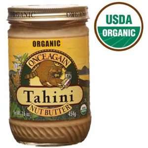 Once Again Organic Tahini ( 12x16 OZ)  Grocery & Gourmet 