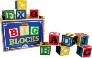 LARGE WOODEN ABC BLOCKS CHILDRENS TOY PHOTOGRAPHY PROP  