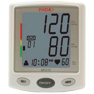 FHDA Pro Series Wrist Digital Blood Pressure Monitor w/ Large Display 