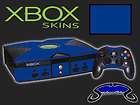 BLUE Skin kit for Original Xbox Console System Vinyl De
