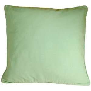  Pillow Decor   Ribbed Cotton Sea Foam 26x26 Throw Pillow 
