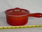 descoware sauce pan lidded 6 25 diam 3 25 deep