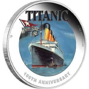   ANNIVERSARY OF RMS TITANIC 2012 1OZ SILVER PROOF COIN 