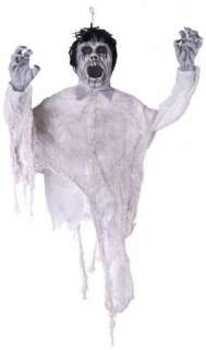   ZOMBIE FLOATING HANGING GHOST MUSIC HALLOWEEN HAUNTED HOUSE PROP PARTY