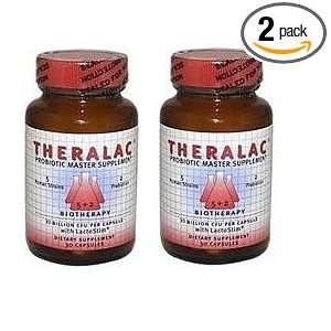  Master Supplements Theralac   2 Bottles of 30 Count Ea ( Total 