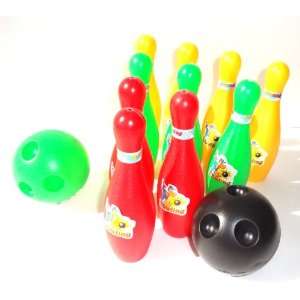   Plastic 12 Pc. Miniature Bowling Set Party Toys for Kids Toys & Games