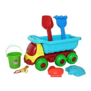   Trading SS 2097 Dump Truck Sand Toy   7 Piece Set Toys & Games