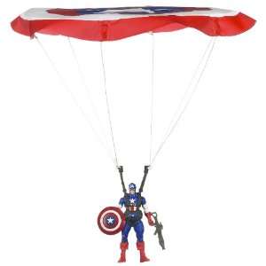  Marvel Captain America With Parachute Toys & Games