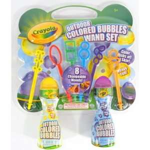  Bubble wand set outdoor colored Toys & Games