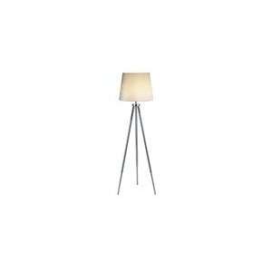   Adesso Taulouse Floor Lamp with Chrome Tripod Legs