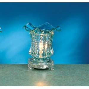   Decorative Blue Glass Electric Oil Aromatherapy Burner