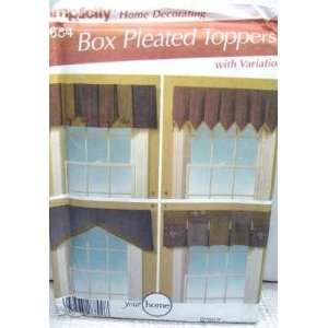   Sewing Pattern Box Pleated Toppers Valances Arts, Crafts & Sewing
