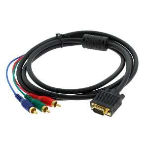  GTMax 3 RCA Component RGB to VGA Cable M/M   6 Feet 