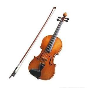  Natural Violin w/ Carrying Case & Bow Musical Instruments