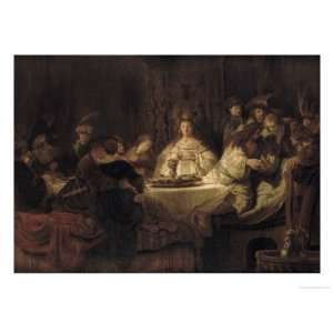  Samsons Wedding Giclee Poster Print by Rembrandt van Rijn 