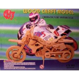 ABC Products   Wooden 3 D ~ Assembling Kit (Cross Country Motorcycle 