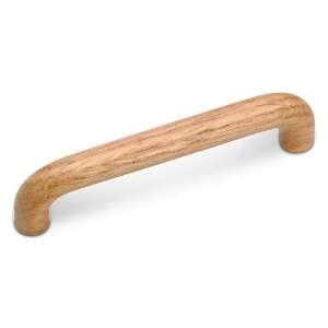Eclectic expression   3 3/4 centers thin wood handle in oak natural