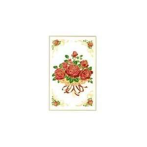  Framed Rose Bouquet Wooden Stamp Arts, Crafts & Sewing
